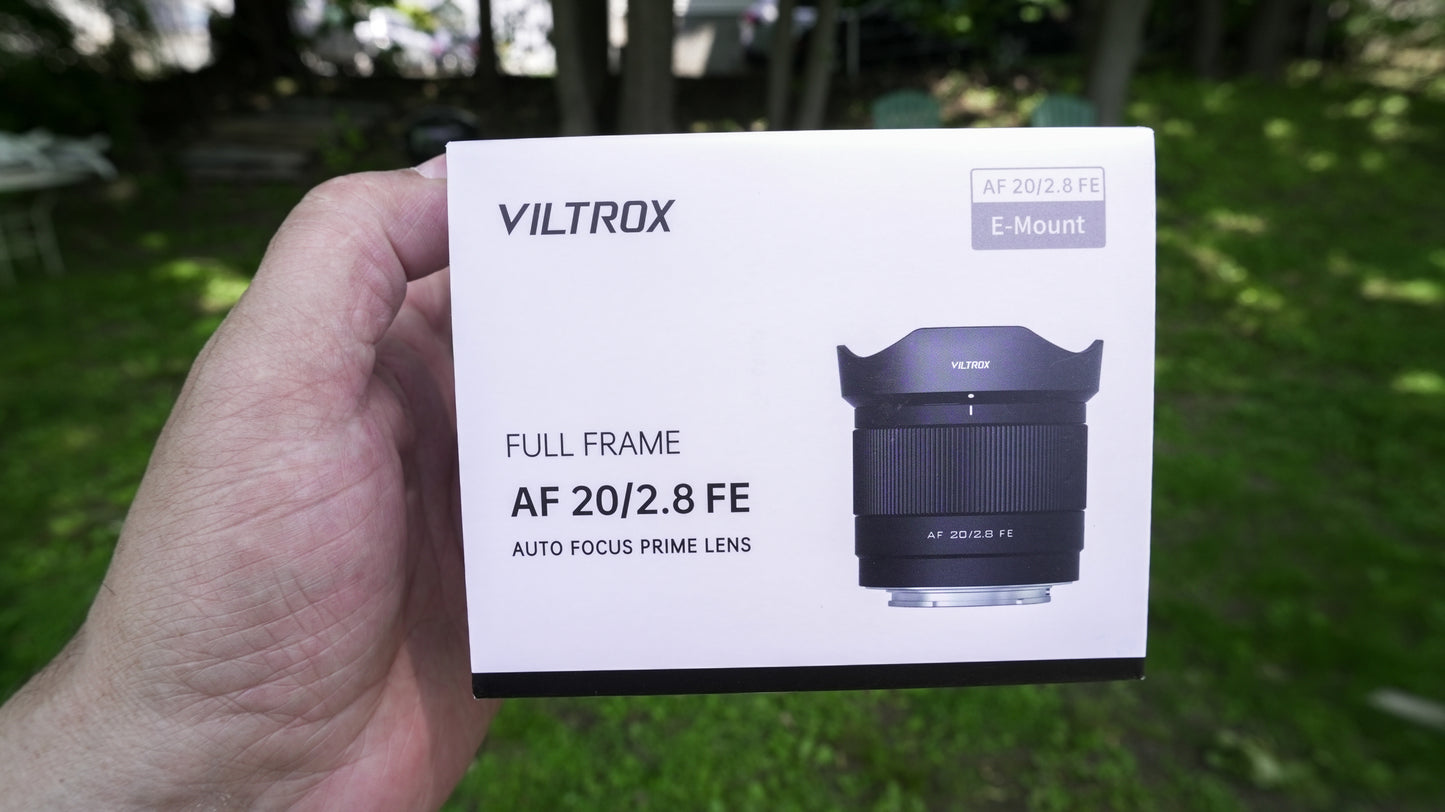 Viltrox 20mm Lens - Sony - 7 Day Rental
